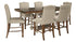 Lettner Counter Height Dining Table and 6 Barstools