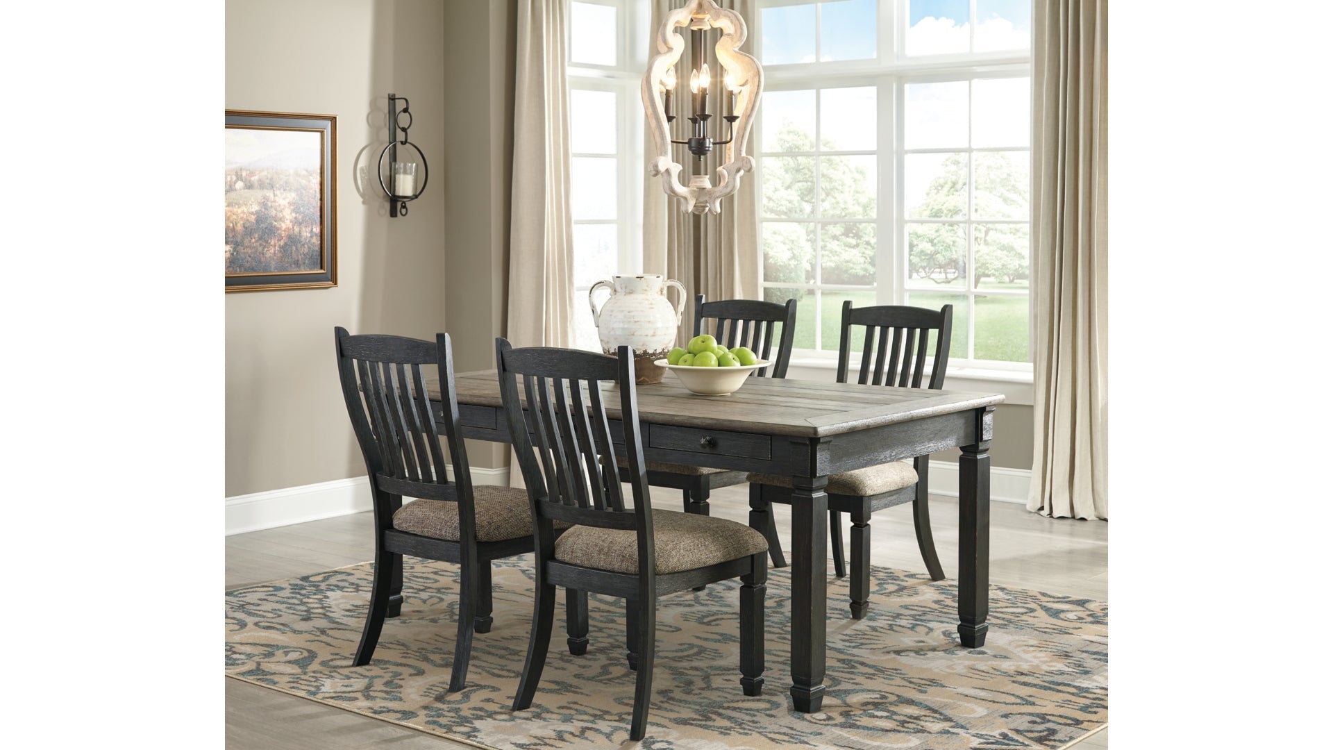 Tyler Creek Dining Table and 6 Chairs