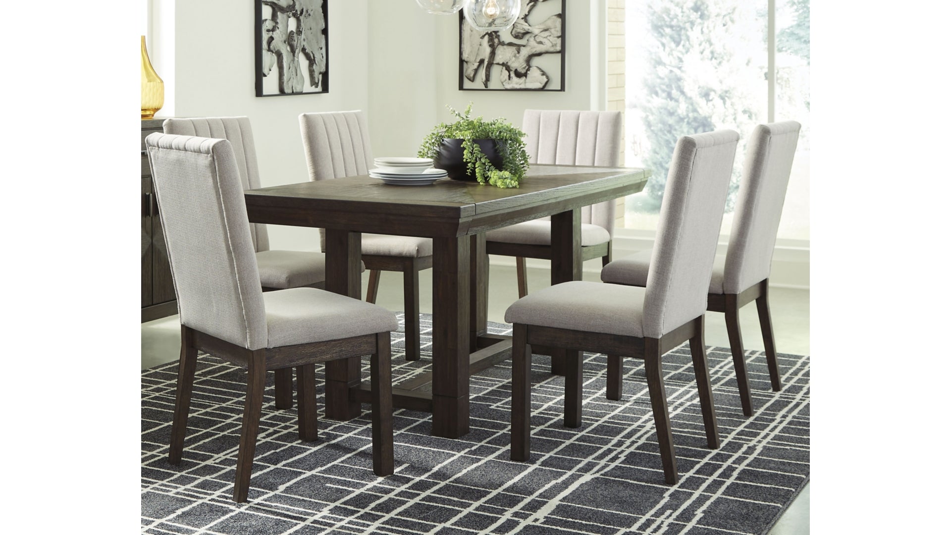 Dellbeck Dining Table and 6 Chairs
