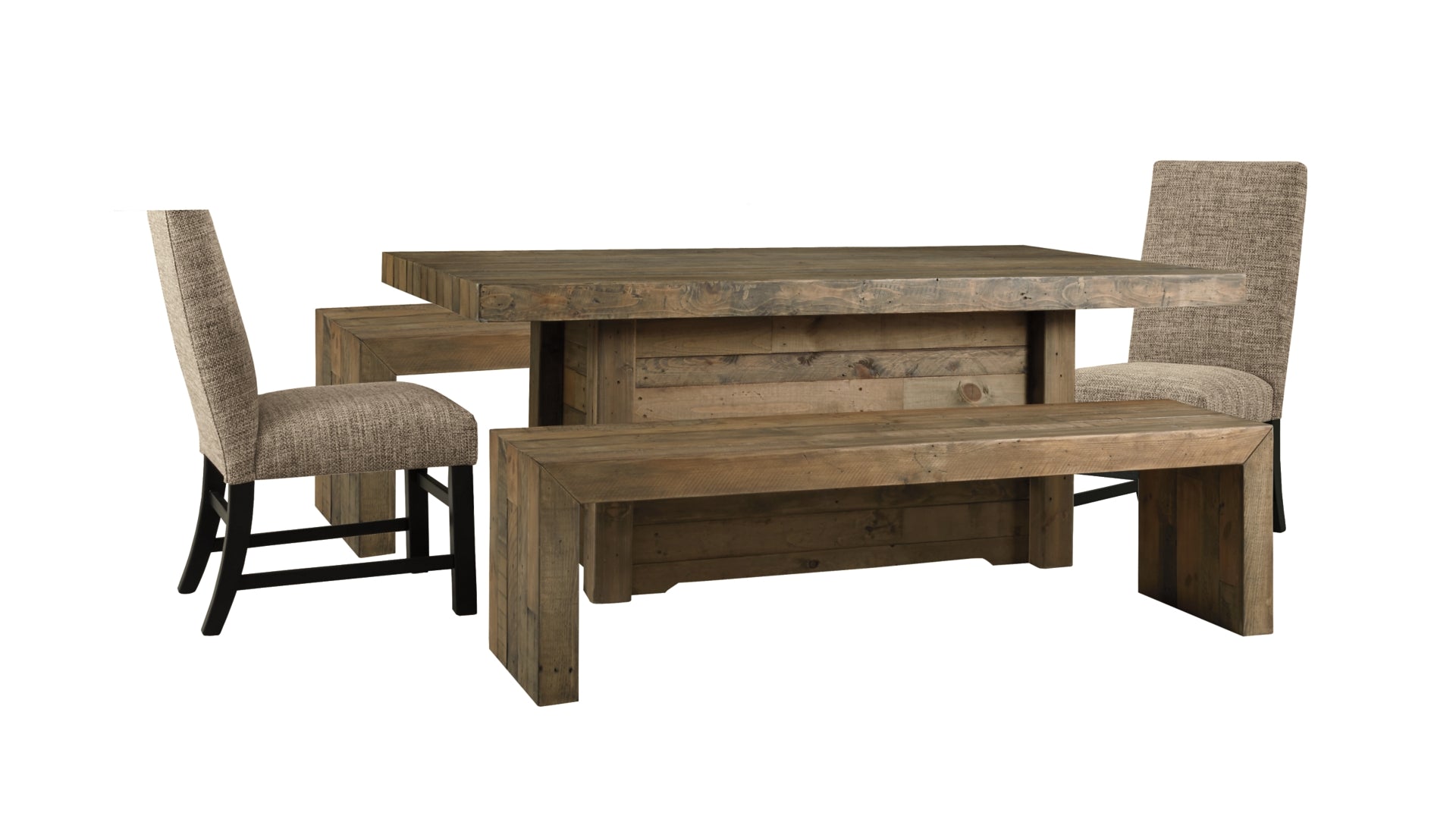 Sommerford Dining Table and 2 Chairs and 2 Benches