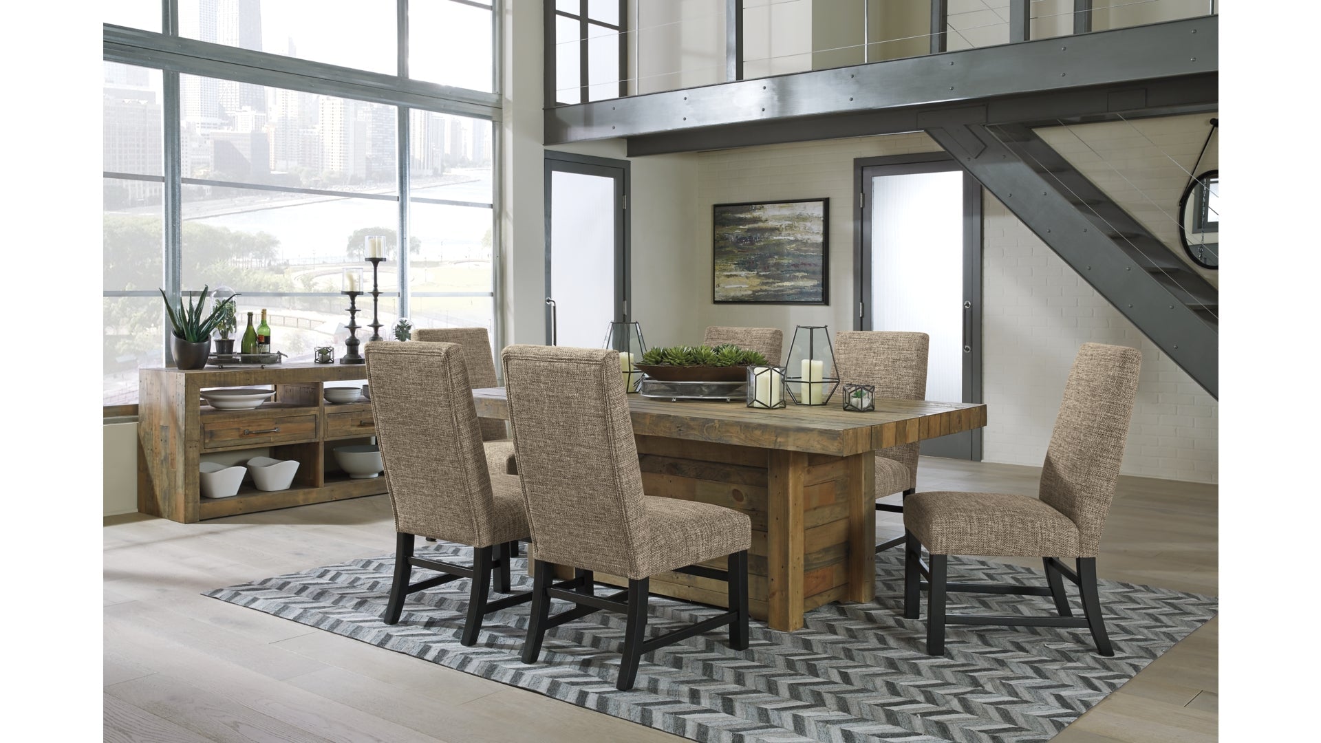 Sommerford Dining Table and 4 Chairs