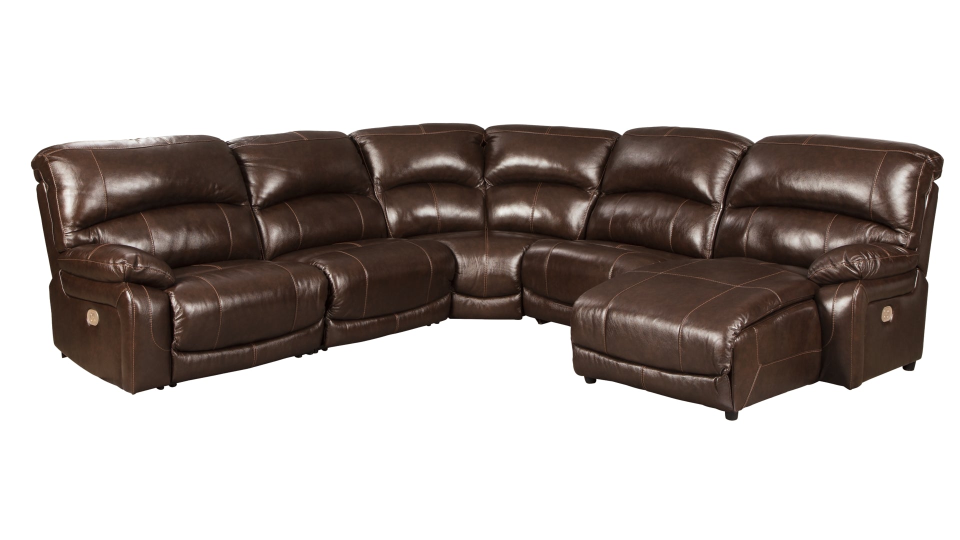 Hallstrung 5-Piece Power Reclining Sectional with Chaise