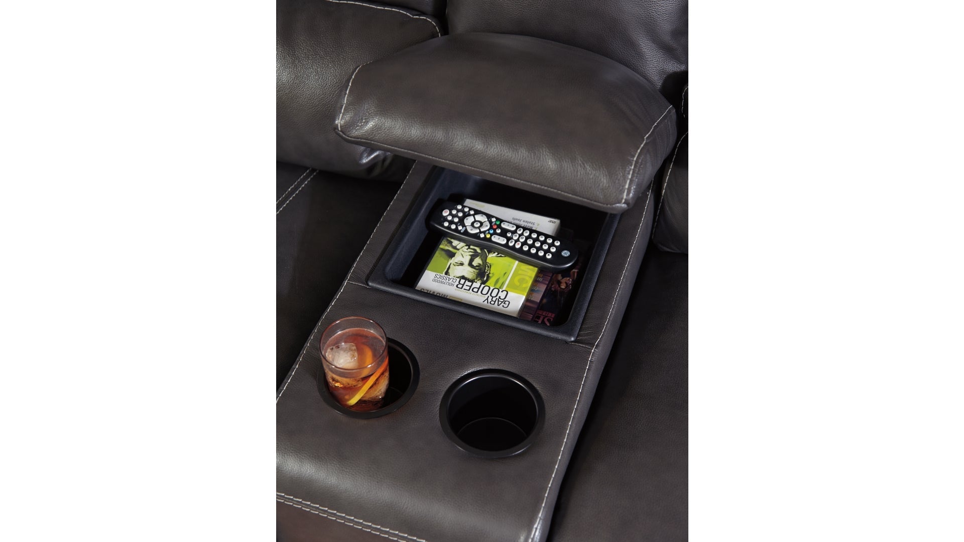 McCaskill Reclining Loveseat with Console