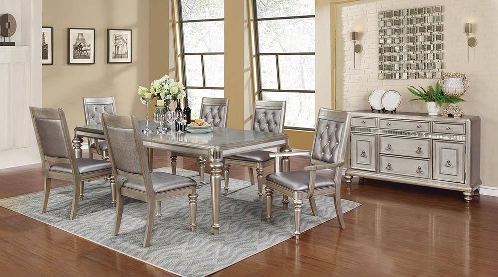 Danette Metallic Dining Set