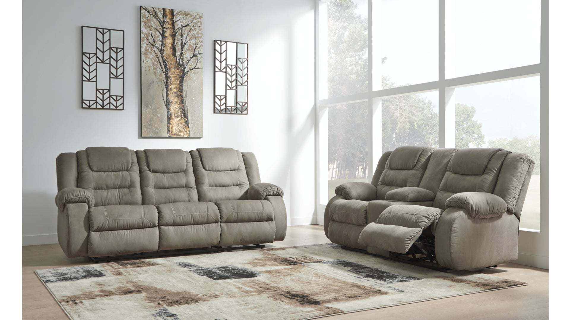 McCade Sofa and Loveseat