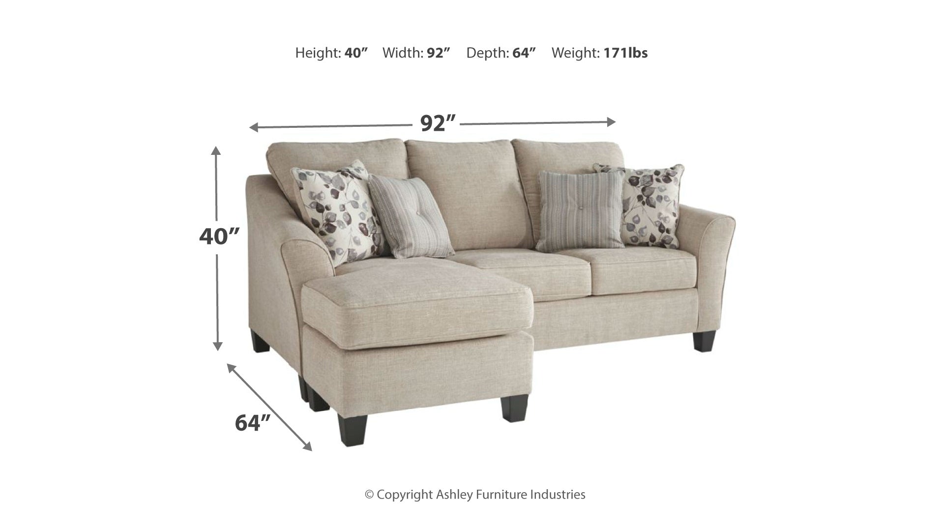 Abney Sofa Chaise