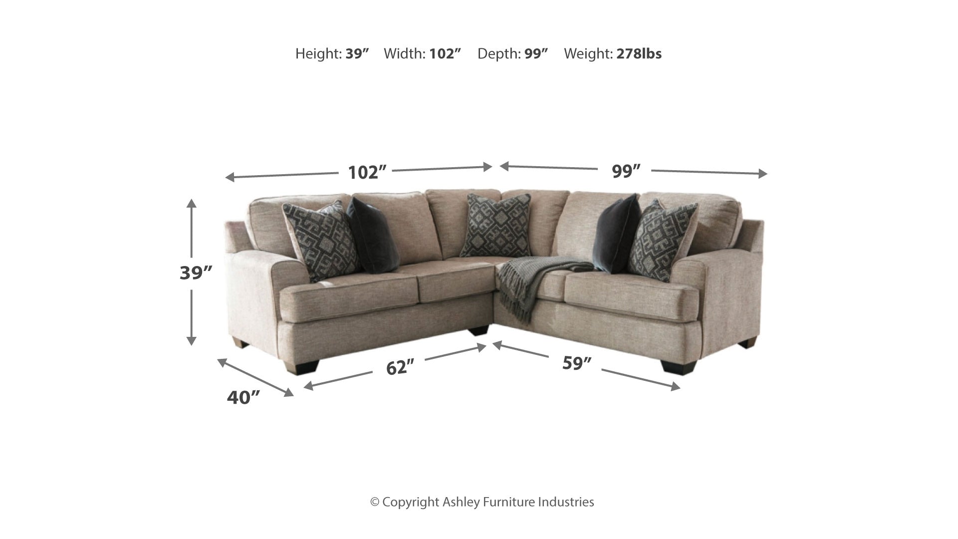 Bovarian 2-Piece Sectional