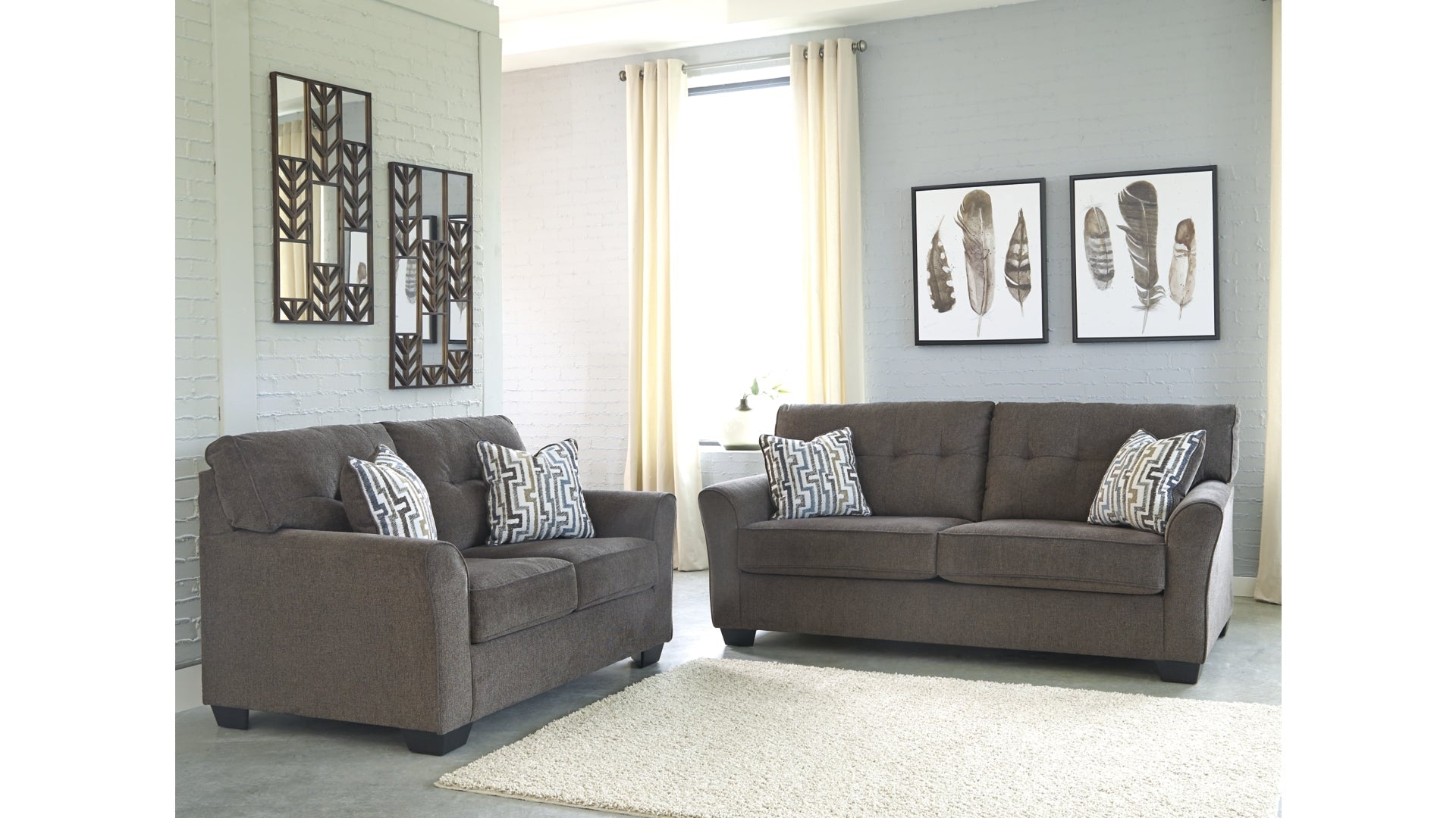 Alsen Sofa and Loveseat