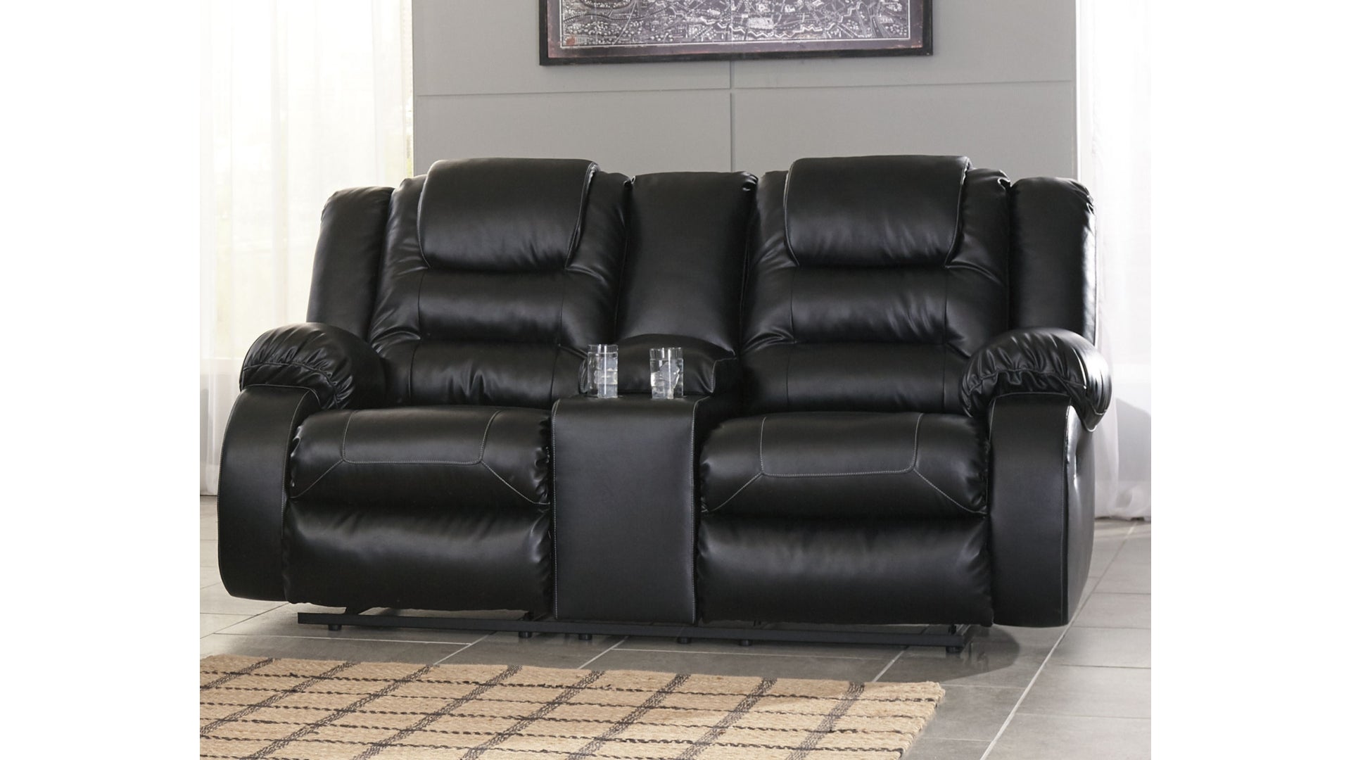 Vacherie Reclining Loveseat with Console