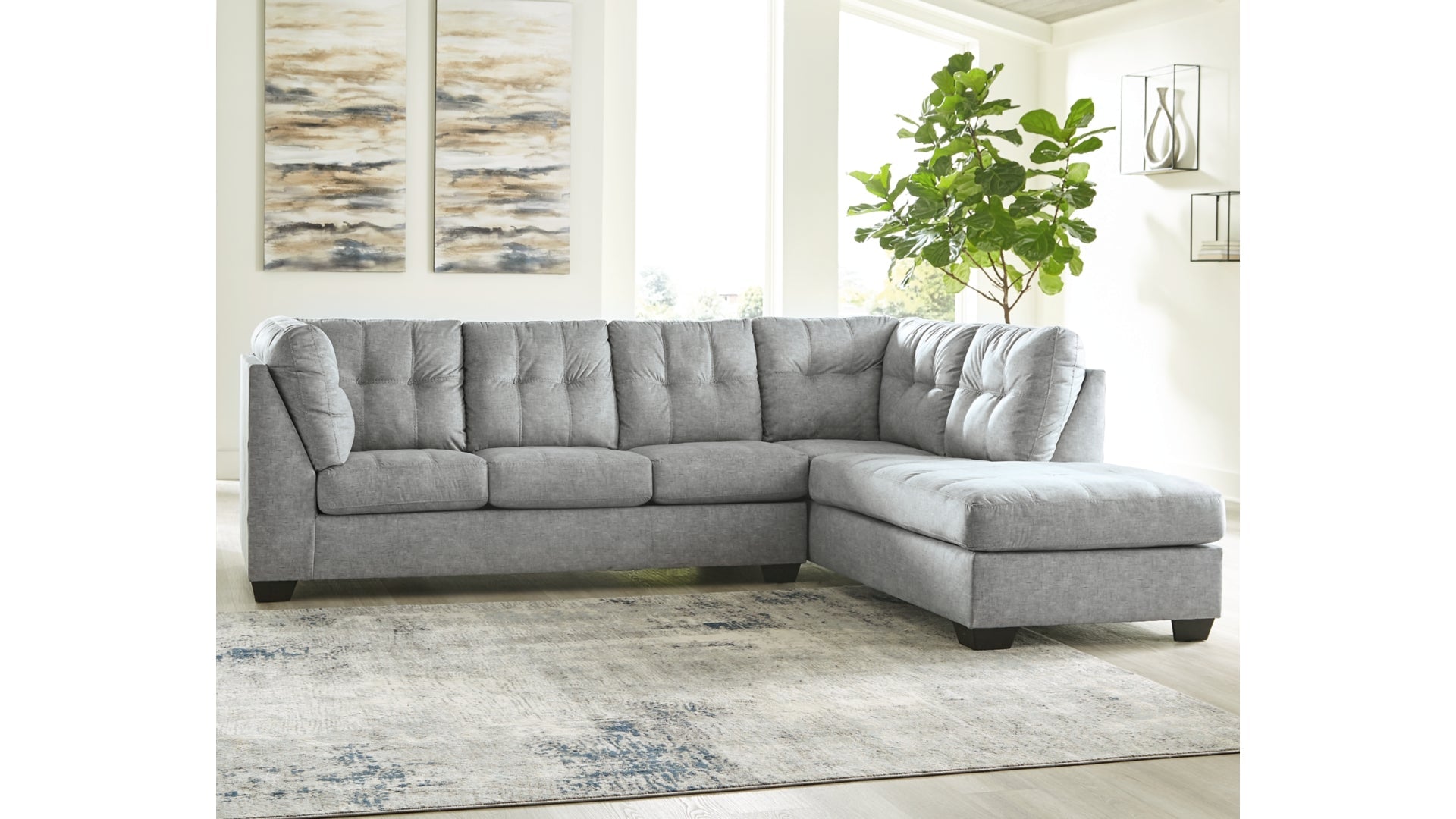 Falkirk 2-Piece Sectional with Chaise