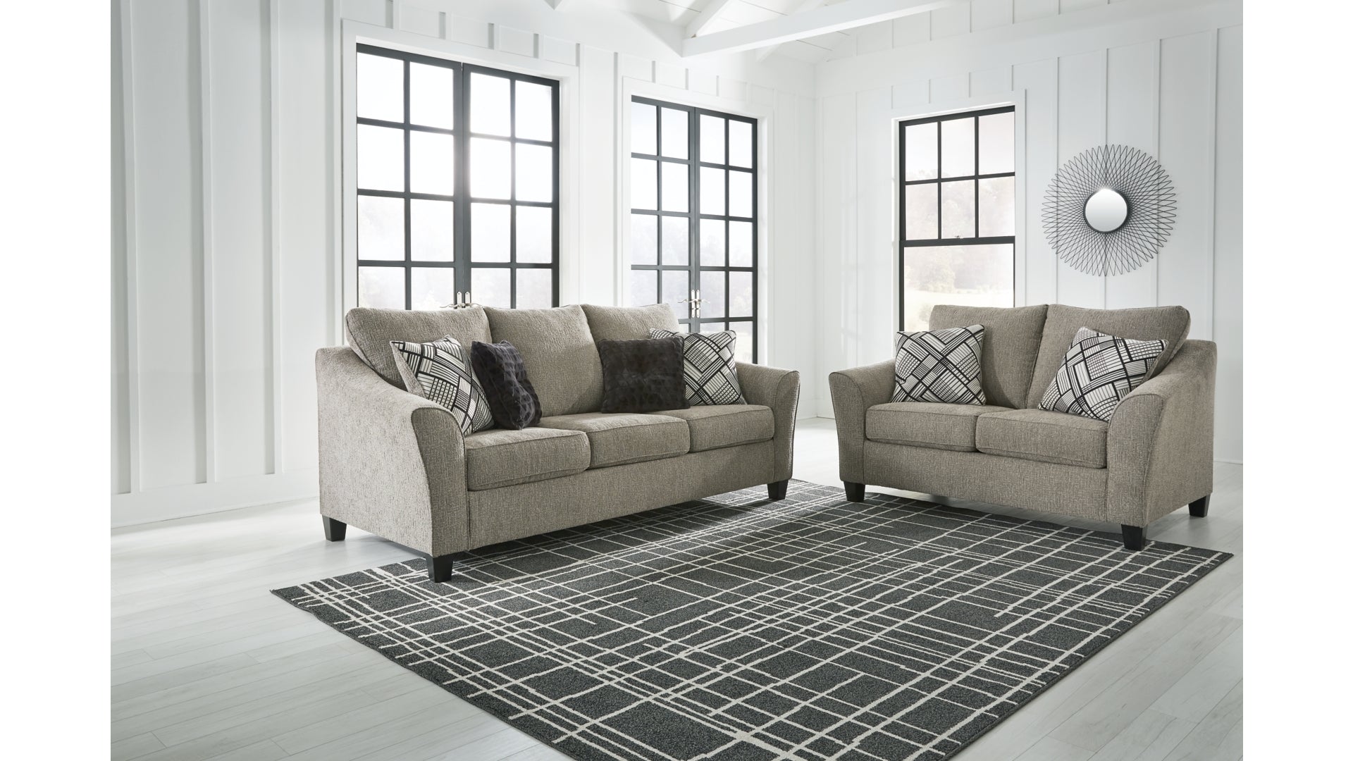 Barnesley Sofa and Loveseat