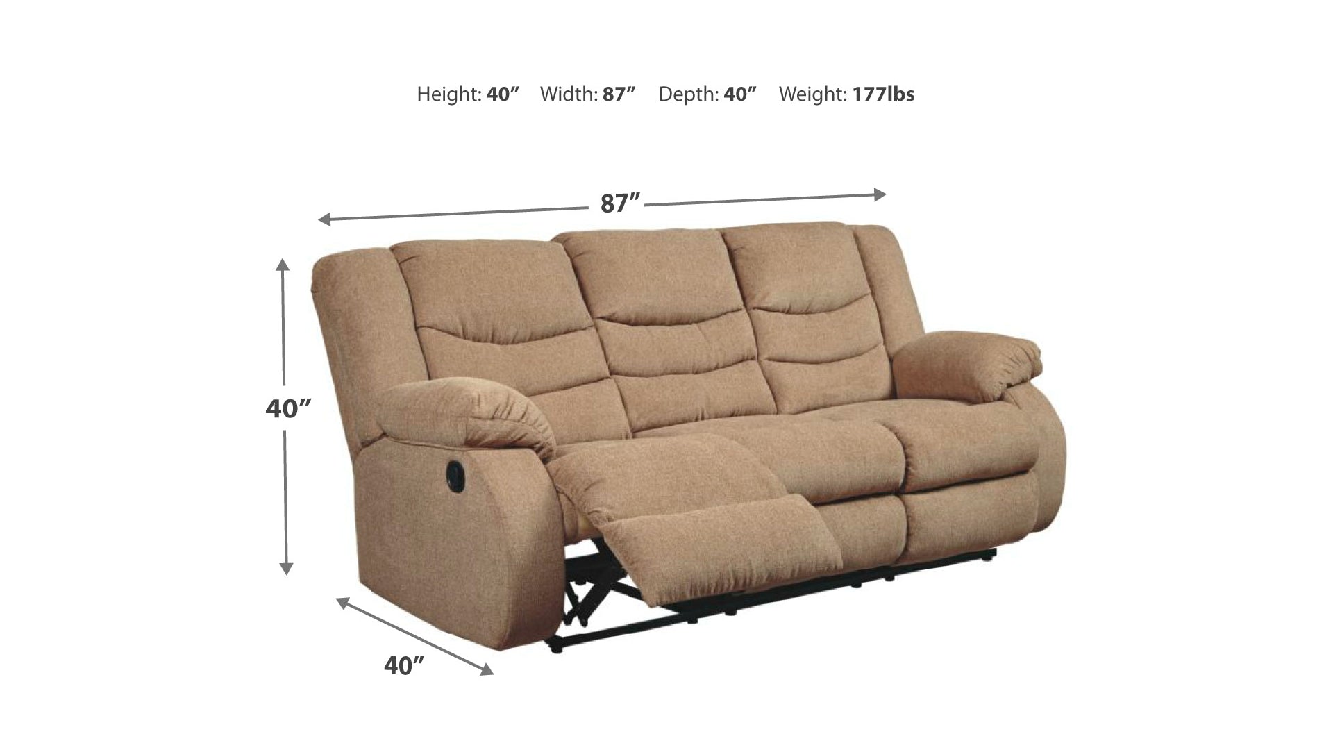 Tulen Reclining Sofa