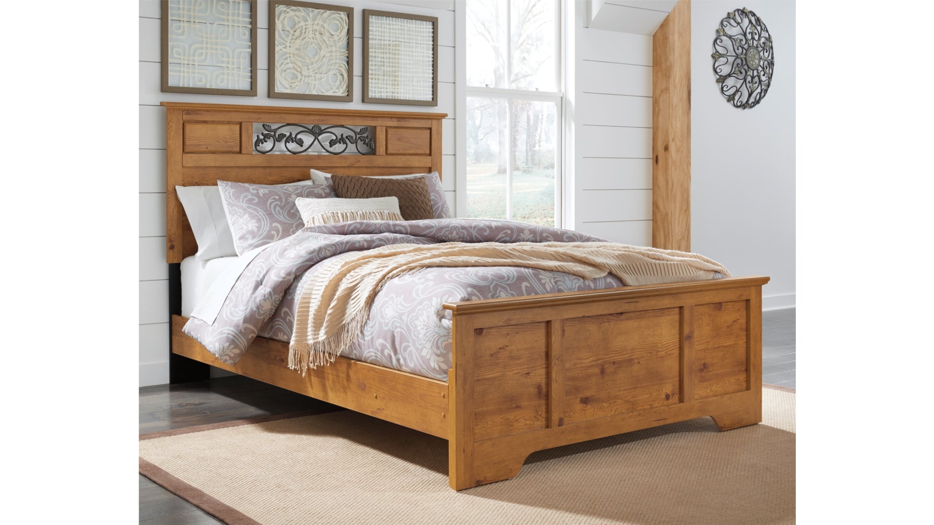 Bittersweet Queen Panel Bed with Dresser