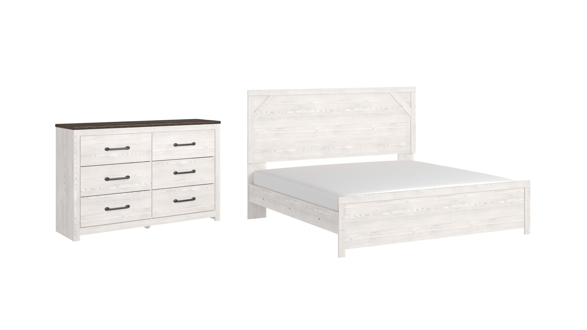 Gerridan King Panel Bed with Dresser