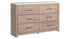 Senniberg King Panel Bed with Dresser