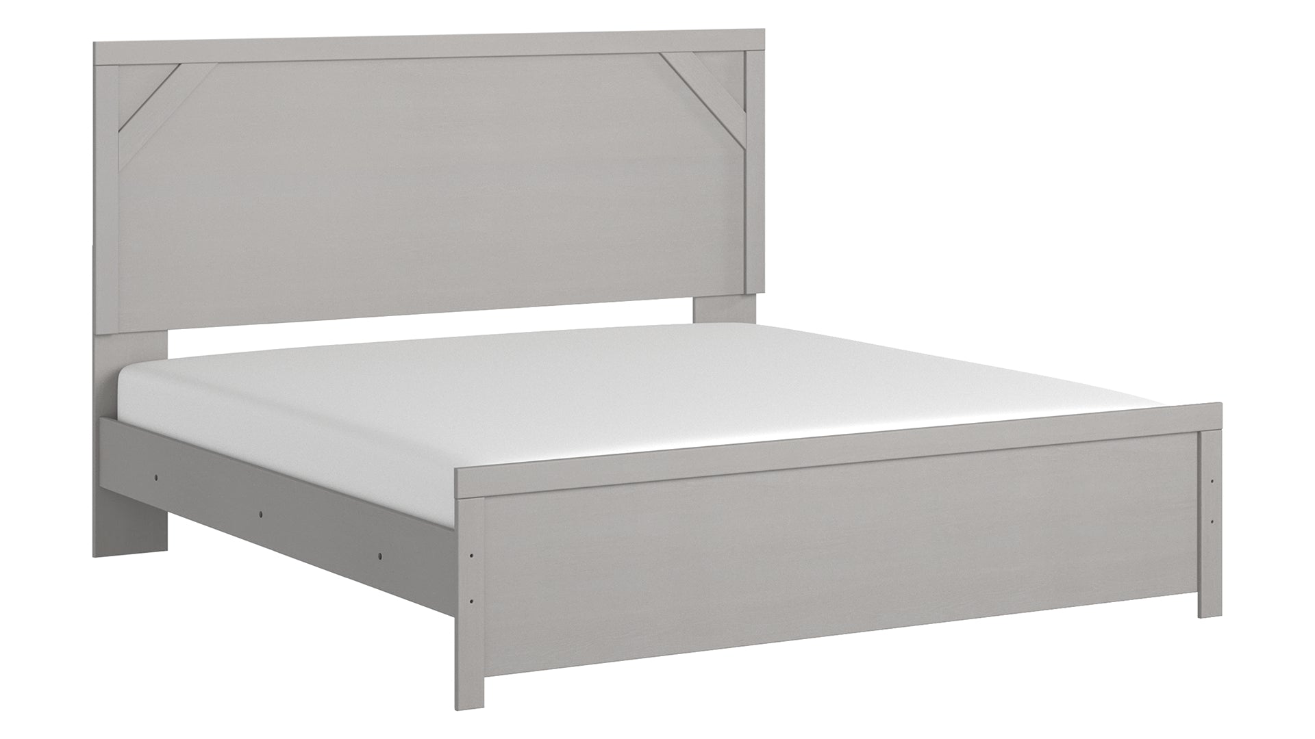 Cottenburg King Panel Bed with Mirrored Dresser, Chest and Nightstand