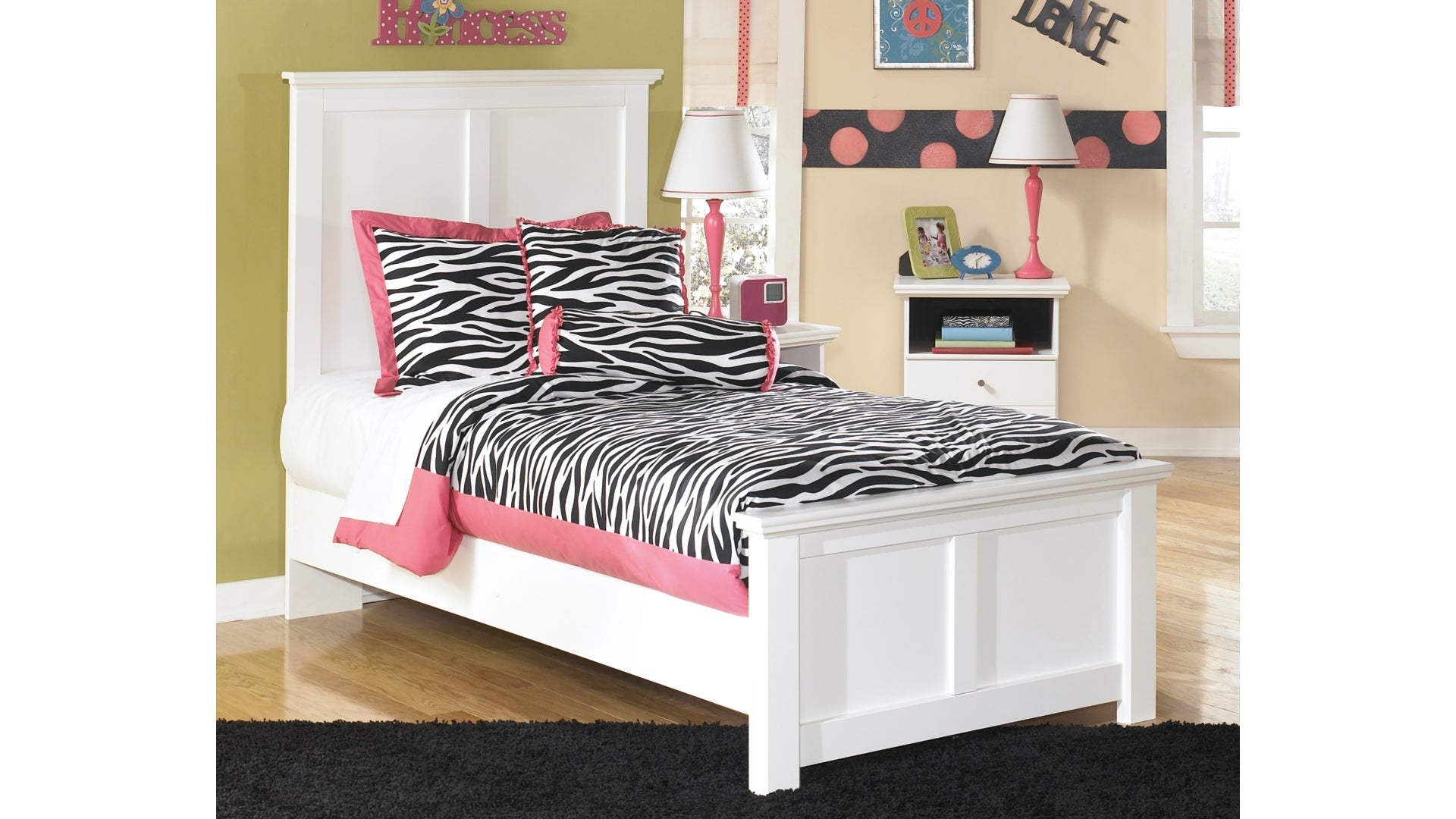 Bostwick Shoals Queen Panel Bed with Mirrored Dresser, Chest and Nightstand