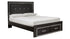 Kaydell Queen Panel Bed with Storage with Mirrored Dresser, Chest and Nightstand