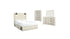 Cambeck Queen Panel Bed with 2 Storage Drawers with Mirrored Dresser and Chest