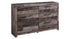 Derekson King Panel Headboard Bed with Dresser