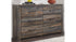 Drystan King/California King Bookcase Headboard Bed with Dresser