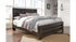 Brinxton King/California King Panel Headboard Bed with Mirrored Dresser, Chest and Nightstand