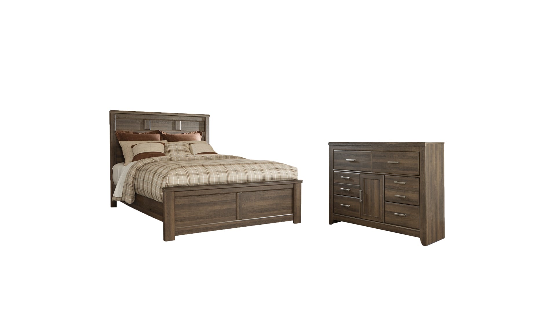 Juararo Queen Panel Bed with Dresser