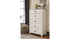Willowton King Panel Bed with Mirrored Dresser and Chest