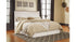 Willowton King/California King Panel Headboard Bed with Mirrored Dresser and Chest