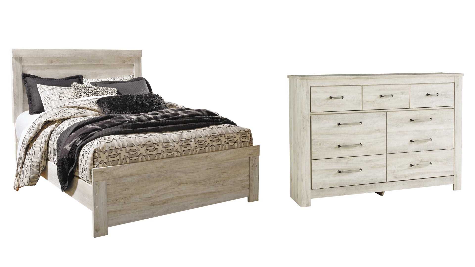 Bellaby Queen Panel Bed with Dresser