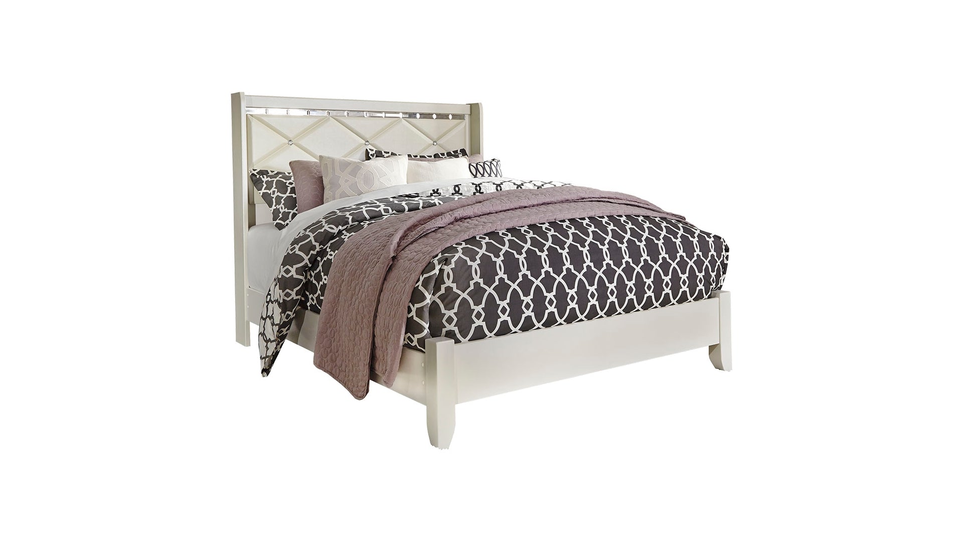 Dreamur Queen Panel Bed with Dresser