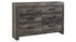 Wynnlow King Crossbuck Panel Bed with Dresser