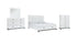 Brynburg Queen Panel Bed with 2 Storage Drawers with Mirrored Dresser and Chest