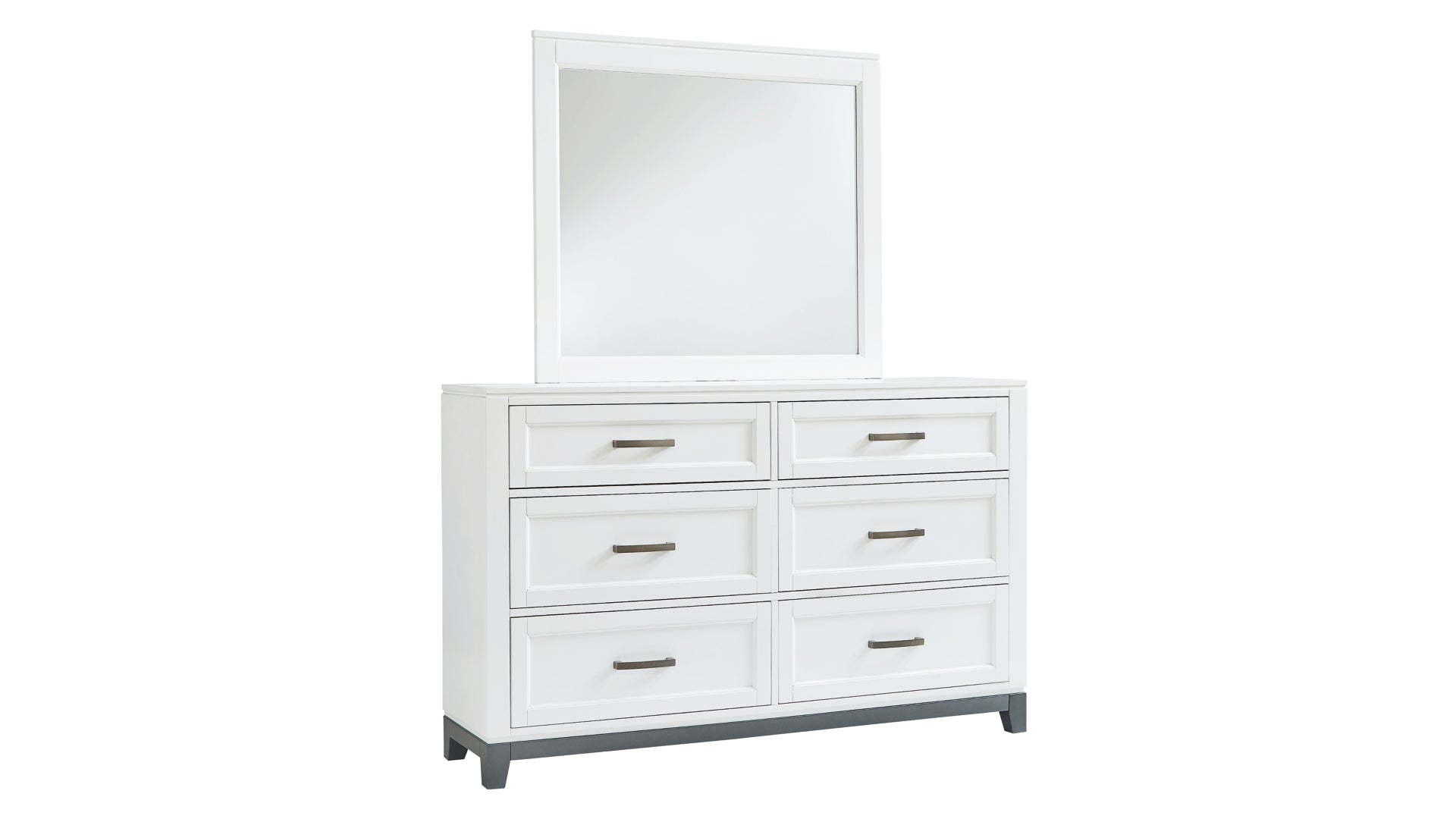 Brynburg Twin Panel Bed with Mirrored Dresser, Chest and Nightstand