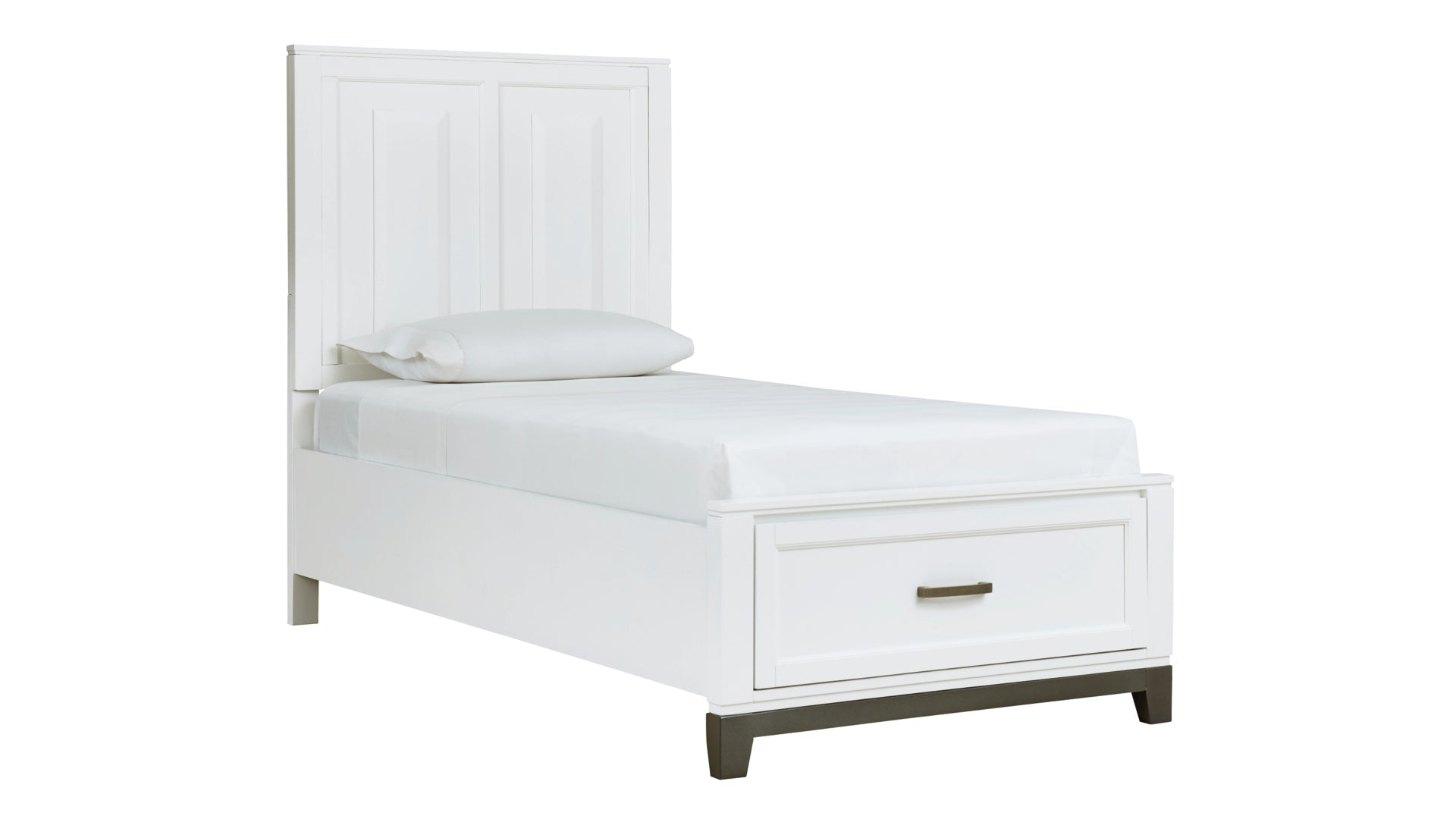 Brynburg Twin Panel Bed with Mirrored Dresser, Chest and Nightstand