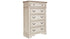 Realyn King Upholstered Panel Bed with Mirrored Dresser and Chest