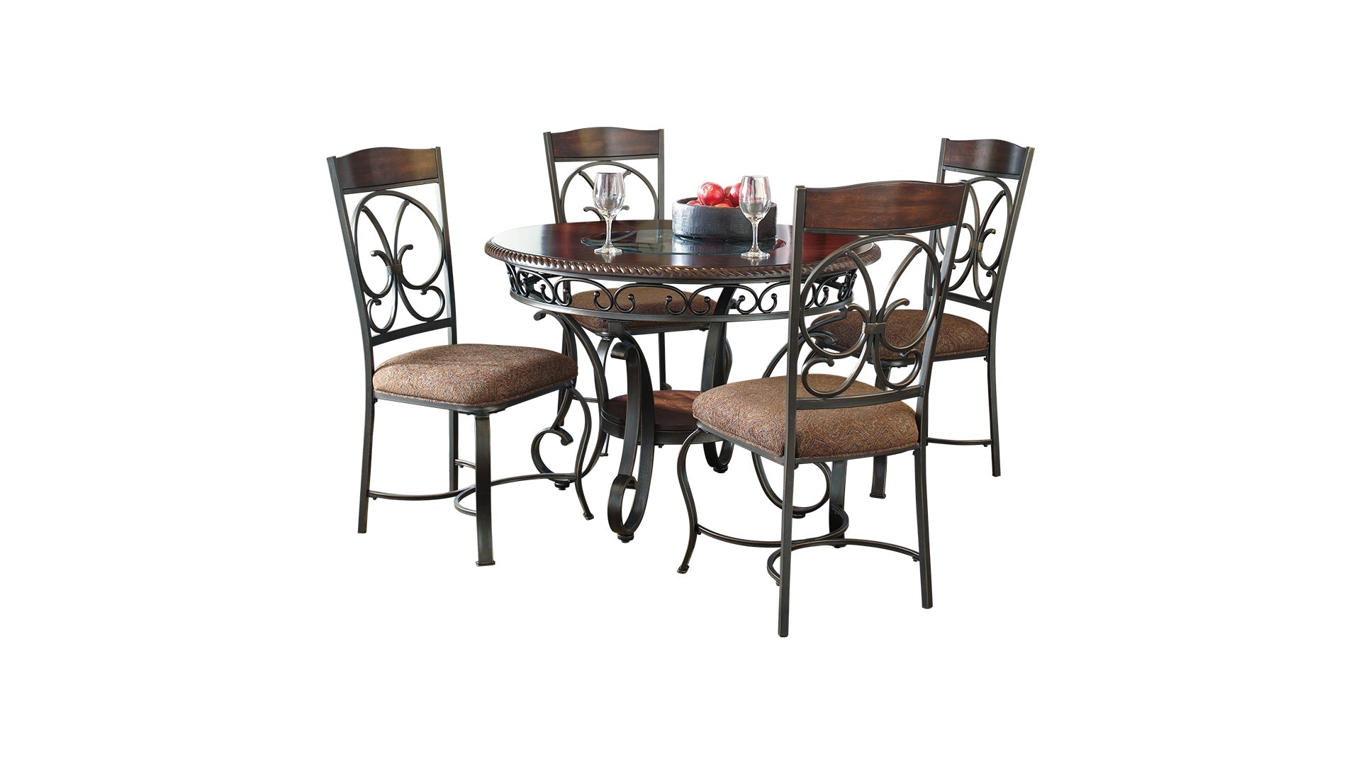 Glambrey Dining Table and 4 Chairs