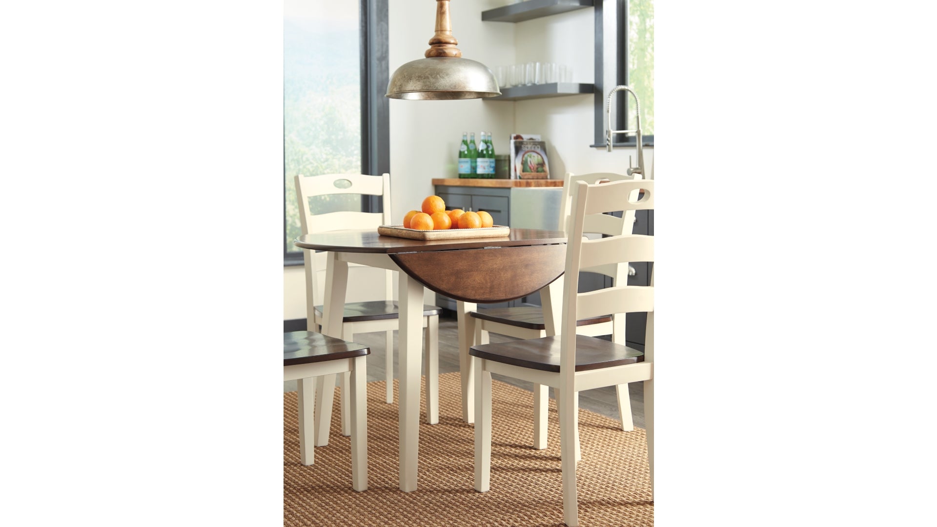 Woodanville Dining Table and 4 Chairs