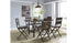 Kavara Counter Height Dining Table and 6 Barstools