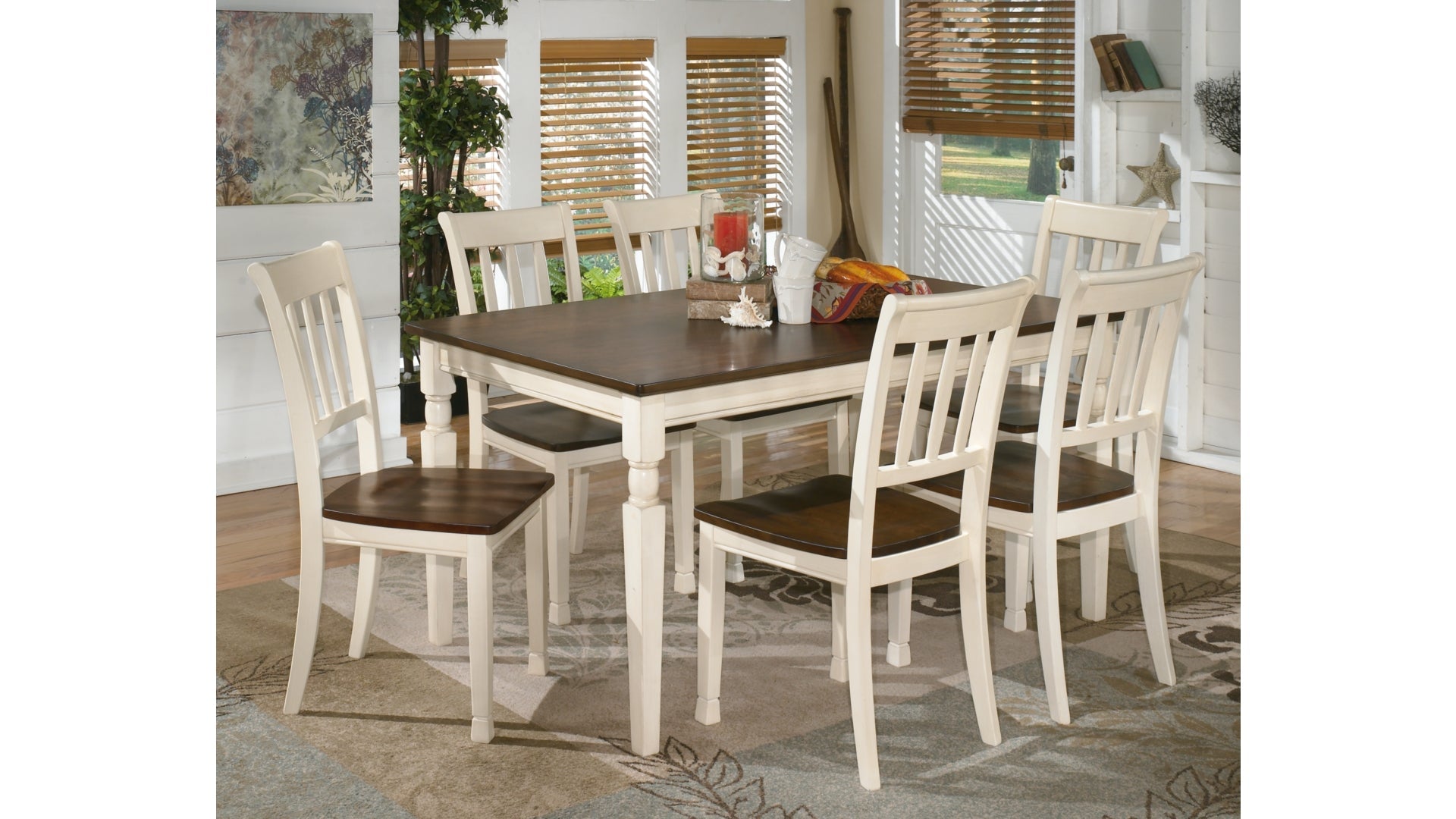 Whitesburg Dining Table and 6 Chairs