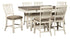 Bolanburg Counter Height Dining Table and 6 Barstools