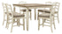 Realyn Counter Height Dining Table and 6 Barstools