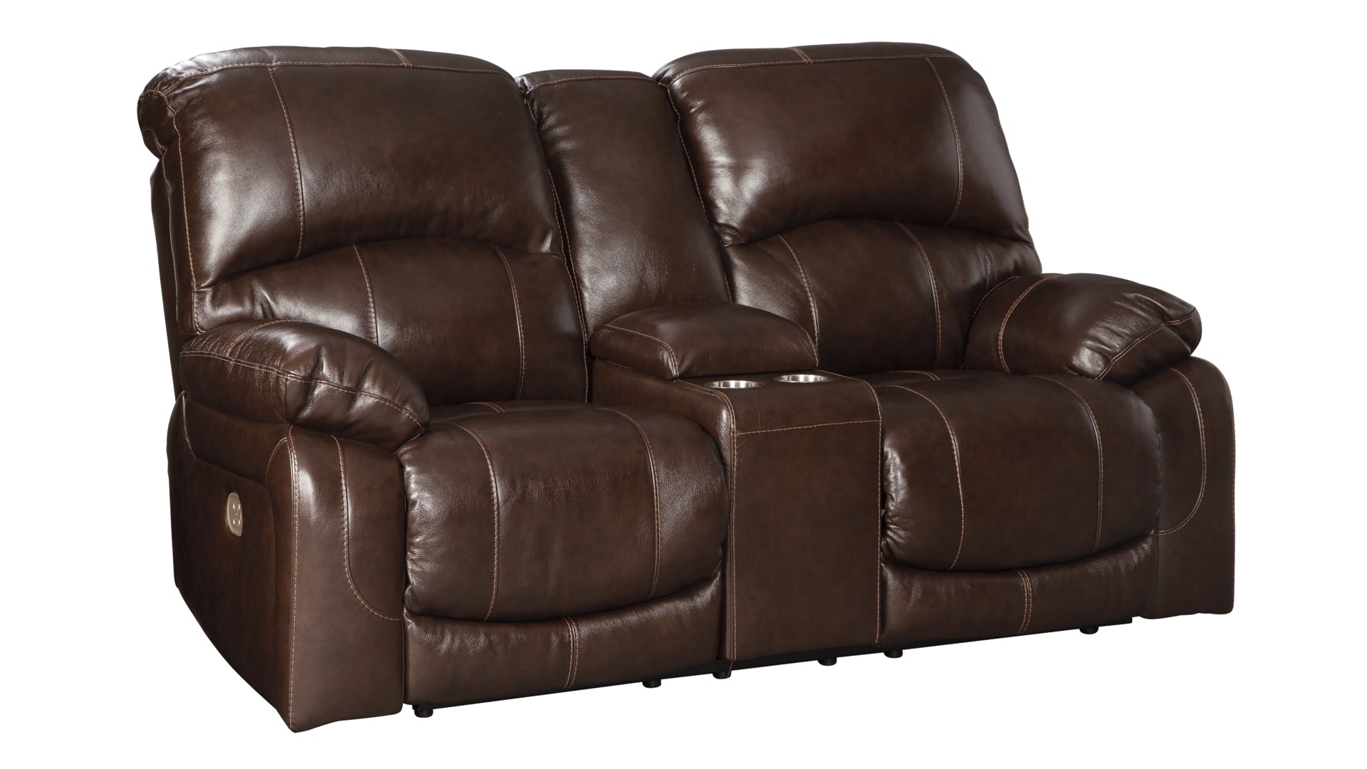 Hallstrung Power Reclining Loveseat with Console