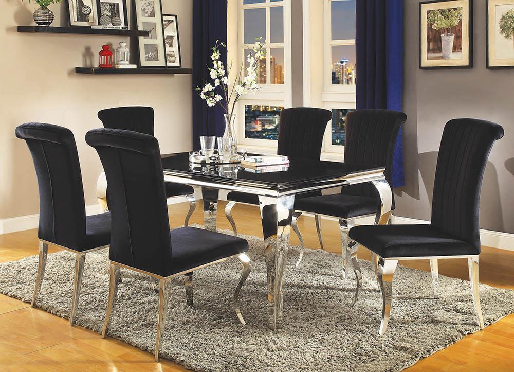 Carone Black Dining Set